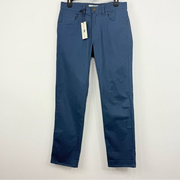 Onward Reserve Blue Five Pocket Stretch Business Casual Pants - Picture 6 of 16